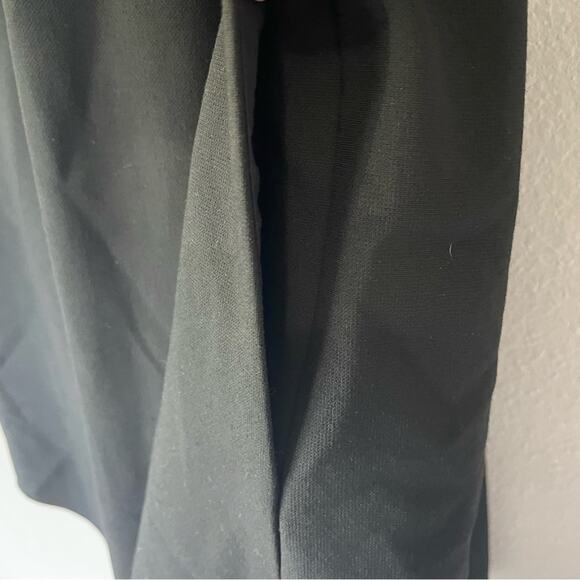 Tibi Black Dress 6 Womens Cap Sleeve Knee Length Career Pleated Knee Length - Picture 2 of 6